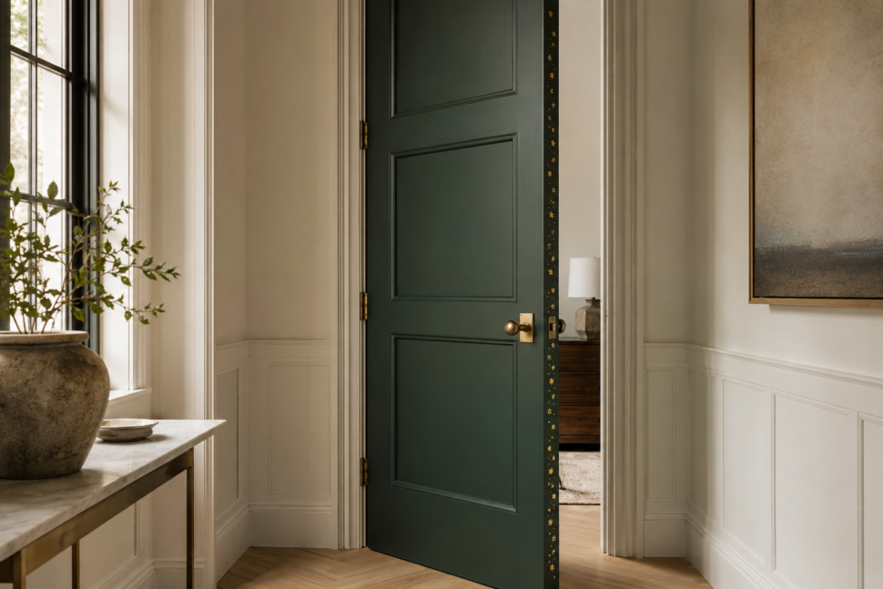 Hidden Illustration In Door