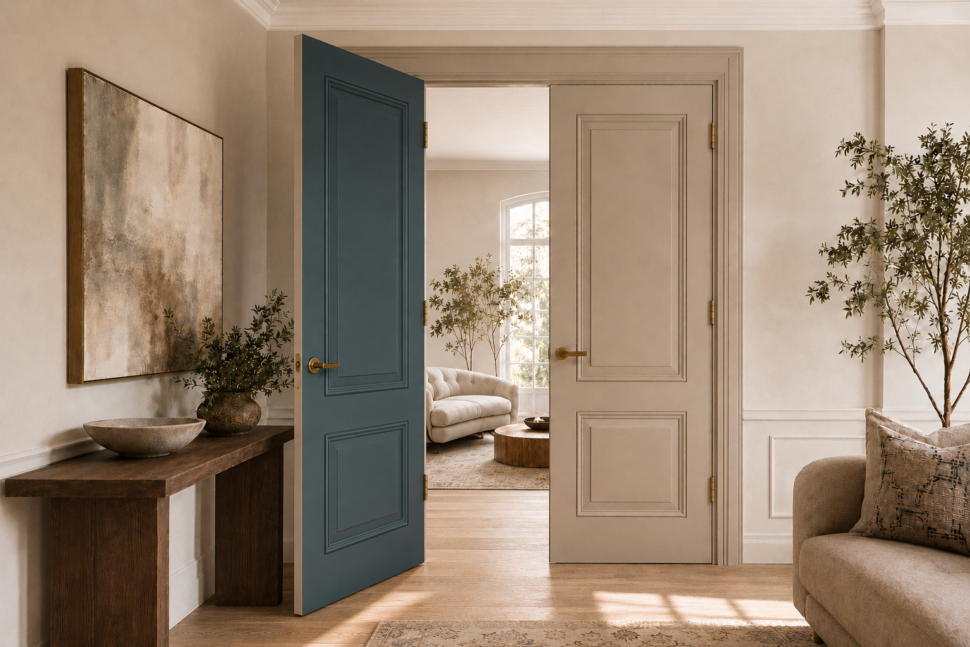 Two Different Colors For Doors